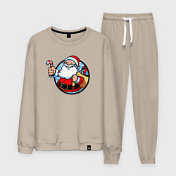 Мужской костюм Санта идёт