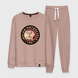 Костюм хлопковый мужской Вождь дорог, цвет: пыльно-розовый