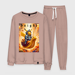 Мужской костюм Pikachu knight on a snail - ai art fantasy