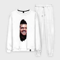 Костюм хлопковый мужской А вот и Джонни из фильма Сияние, цвет: белый