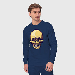 Костюм хлопковый мужской Skeletor, цвет: тёмно-синий — фото 2