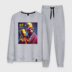 Мужской костюм Гомер Симпсон с сыном Бартом - мафия бессмертна