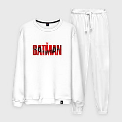 Костюм хлопковый мужской The Batman, цвет: белый