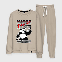 Мужской костюм Панда с гирями