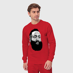Костюм хлопковый мужской James Harden, цвет: красный — фото 2