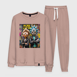 Мужской костюм Rick an Morty - punk is not dead