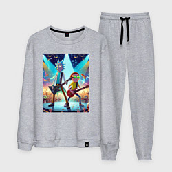 Мужской костюм Rick and Morty - punk rock