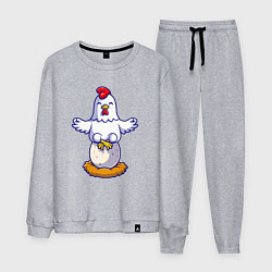 Мужской костюм Куриная йога