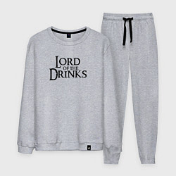 Мужской костюм Lord of the drinks logo