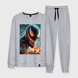 Мужской костюм Ужасный Веном - неоновое свечение