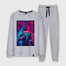 Мужской костюм Counter Strike go - neon glow