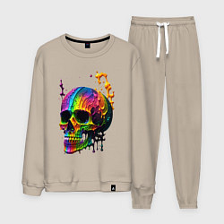 Мужской костюм Череп в краске