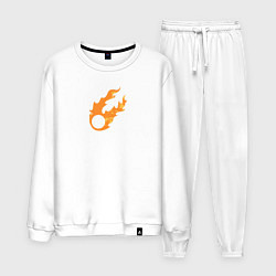 Костюм хлопковый мужской Warhammer - Victor Saltzpyre, цвет: белый