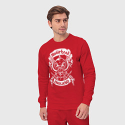 Костюм хлопковый мужской Моторхед - англия, цвет: красный — фото 2