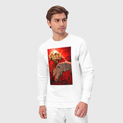 Костюм хлопковый мужской Empire of Humanity - Warhammer, цвет: белый — фото 2