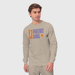 Костюм хлопковый мужской Phoenix Suns play, цвет: миндальный — фото 2