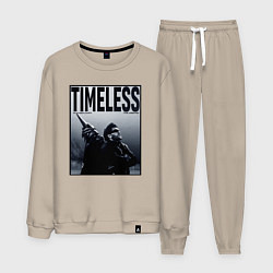 Костюм хлопковый мужской Timeless, цвет: миндальный
