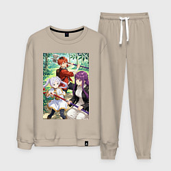 Костюм хлопковый мужской Фрирен, Ферн и Штарк, цвет: миндальный