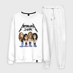 Костюм хлопковый мужской Metallica juniors - cartoon, цвет: белый