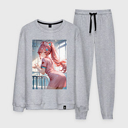 Костюм хлопковый мужской Медсестричка, цвет: меланж