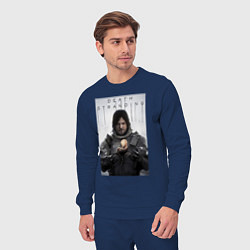 Костюм хлопковый мужской Death Stranding - Norman Reedus, цвет: тёмно-синий — фото 2