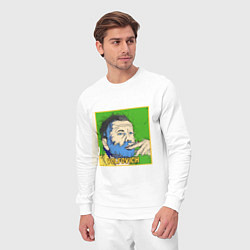 Костюм хлопковый мужской Volfovich ART, цвет: белый — фото 2