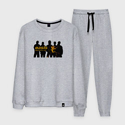 Костюм хлопковый мужской Оазис 1996, цвет: меланж