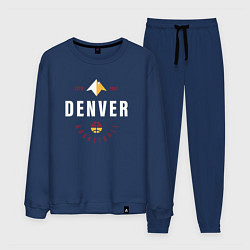 Костюм хлопковый мужской Denver basketball 1967, цвет: тёмно-синий