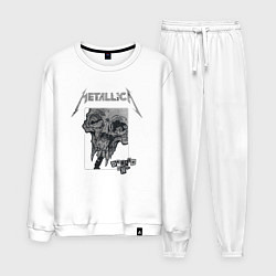 Костюм хлопковый мужской Metallica The Unforgiven, цвет: белый