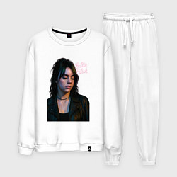 Мужской костюм Билли Айлиш смотрит вниз