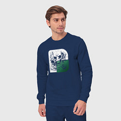 Костюм хлопковый мужской Биокибернетический андроид, цвет: тёмно-синий — фото 2