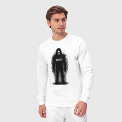 Костюм хлопковый мужской Bones horror style, цвет: белый — фото 2
