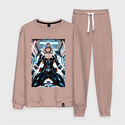 Мужской костюм Черная кошка в сейфе банка