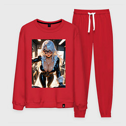 Мужской костюм Черная кошка в комнате