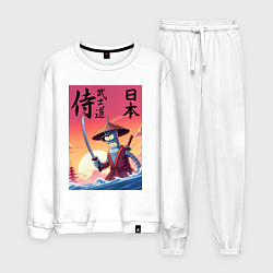 Костюм хлопковый мужской Bender samurai - bushido, цвет: белый