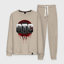 Костюм хлопковый мужской Roman Reigns otc wwe logo, цвет: миндальный