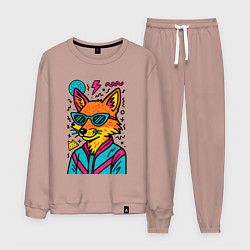 Мужской костюм Лиса поп арт