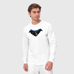 Костюм хлопковый мужской Поймать Бэтмена, цвет: белый — фото 2