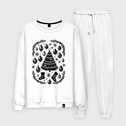 Мужской костюм Новогодние украшения и елка