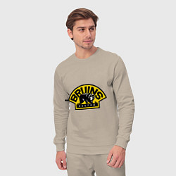 Костюм хлопковый мужской HC Boston Bruins Label, цвет: миндальный — фото 2