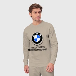 Костюм хлопковый мужской BMW Driving Machine, цвет: миндальный — фото 2
