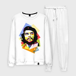 Костюм хлопковый мужской Che Guevara Art, цвет: белый
