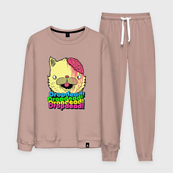 Костюм хлопковый мужской Dropdead Kitty, цвет: пыльно-розовый