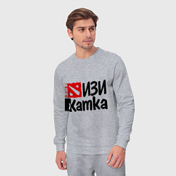 Костюм хлопковый мужской Изи катка, цвет: меланж — фото 2