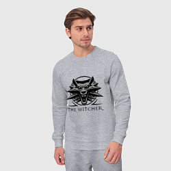 Костюм хлопковый мужской The Witcher 3, цвет: меланж — фото 2