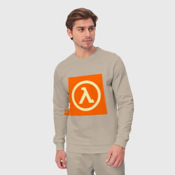 Костюм хлопковый мужской Half-Life, цвет: миндальный — фото 2