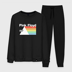 Костюм хлопковый мужской Pink Floyd, цвет: черный