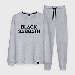 Костюм хлопковый мужской Black Sabbath, цвет: меланж