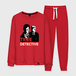 Костюм хлопковый мужской True Detective, цвет: красный