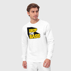 Костюм хлопковый мужской DROP THE BASS Old School, цвет: белый — фото 2